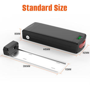 Allemagne Stock <span class=keywords><strong>36v</strong></span> <span class=keywords><strong>36ah</strong></span> Ebike Battery Case Noir Arrière Rack Battery Rechargeable Ebike Battery - Product Image 6