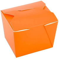 Vente en gros de boîte de fruits à salade en papier ivoire de qualité alimentaire boîtes jetables d'emballage à emporter pour déjeuner