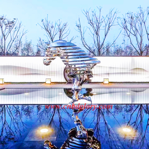 Decoración <span class=keywords><strong>de</strong></span> agua al aire libre moderna, aleteo abstracto en el viento, escultura <span class=keywords><strong>de</strong></span> acero inoxidable, estatuas <span class=keywords><strong>de</strong></span> mujer o <span class=keywords><strong>Dama</strong></span> - Product Image 6