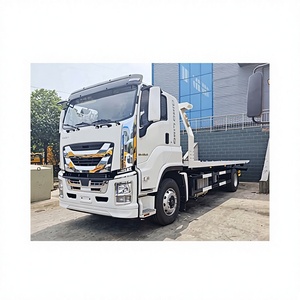 Grúa de Plataforma Plana Suzuki Giga 6x4 con Grúa Plegable Dongfeng de 12 Toneladas para Rescate de Emergencia en Carretera - Product Image 1