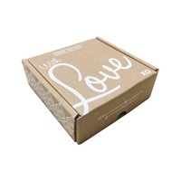 Caja de Embalaje Personalizada Ecológica con Logotipo Impreso en Lámina Dorada, Blanca, Corrugada, Tipo Avión, para Suscripciones de Ropa y Zapatos