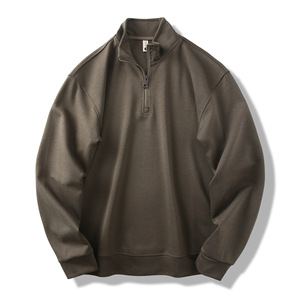 <span class=keywords><strong>Felpa</strong></span> da Uomo in Cotone Pile <span class=keywords><strong>con</strong></span> <span class=keywords><strong>Zip</strong></span>, Colletto Personalizzabile, Ultimo Design, Stampa <span class=keywords><strong>Lunga</strong></span>, Tinta Unita, 1/4 <span class=keywords><strong>Zip</strong></span> - Product Image 4