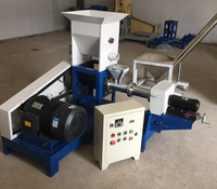 Nouvelle extrudeuse d'aliments aquatiques pour poissons, chiens et chats, machine à granulés flottants pour petits poissons, capacité de 50-1000 kg/h, granulés personnalisables