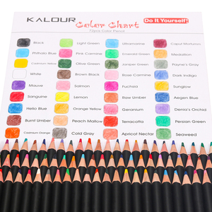 Ensemble <span class=keywords><strong>de</strong></span> 72 crayons <span class=keywords><strong>de</strong></span> couleur KALOUR dans une boîte en carton avec 72 crayons <span class=keywords><strong>de</strong></span> couleur <span class=keywords><strong>de</strong></span> qualité supérieure pour artistes et peintres, cadeau et fournitures artistiques - Product Image 5