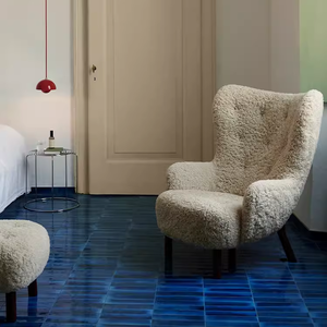 Poltrona Moderna in Tessuto di Lana d'Agnello VB3, Sedia d'Accento per Hotel <span class=keywords><strong>e</strong></span> Soggiorni, Poltrona Relax Little <span class=keywords><strong>Petra</strong></span> - Product Image 4