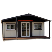 Casa Modular Prefabricada de Acero de 2 Dormitorios, Plegable, Diseño Moderno Personalizado, Casa Portátil en Venta