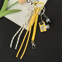 Rose bleu tressé corde sac suspendu en cuir Baseball pendentif sac breloques pour femmes sac à main sac à dos suspendus cadeaux
