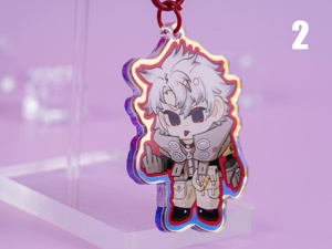 Breloques de sac en acrylique Chibi Anime OEM/ODM, ensemble de breloques en acrylique pour personnages <span class=keywords><strong>Manga</strong></span>, cadeau pour les fans de <span class=keywords><strong>Manga</strong></span> - Product Image 6