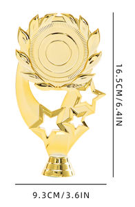 Trofeos de piezas de plástico de alta calidad de bajo costo, piezas de regalos conmemorativos, accesorios para cualquier competición HP26 - Product Image 5