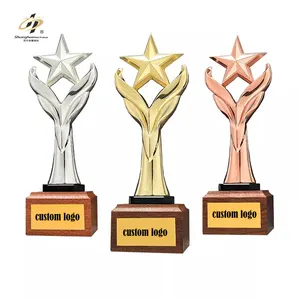 الصانع الجوائز نقش الرياضية كبيرة الحجم Trophys تخصيص الزنك سبائك تصميم المعادن صنع 3d تذكار من الذهب الجوائز