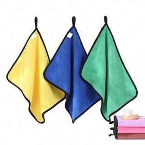 Paño de Limpieza Cuadrado de Microfibra Ultra Grueso para Cuidado del Coche y Cocina, Reutilizable, No Desprende Pelusas, No Destiñe, Viene en Bolsa - Product Image 1