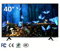 TV LED Smart 40'' 4K untuk Penggunaan di Kamar Mandi dengan Refresh Rate NTSC 60Hz