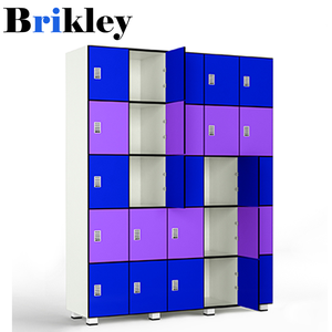 Nhỏ gọn HPL Locker với không thấm nước Key điện tử kết hợp ổ khóa lắp ráp gỗ và kim loại tủ - Product Image 2