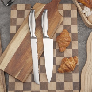 Juego de Cuchillos de Cocina Premium de 6 Piezas, Cuchillos de Cocina Ultra Afilados Plateados, Juego de Cuchillos de Chef con Bloque - Product Image 5