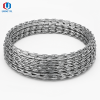 Fil barbelé hélicoïdal simple sur mesure de 30 à 110 cm pour la protection des chantiers – Service de production sur mesure