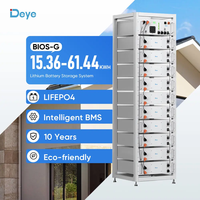 Pack de batteries au lithium Deye BOS-G LiFePO4 51.2V 100AH 200Ah batteries de stockage d'énergie domestique avec BMS intelligent