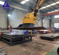 Aimant hydraulique pour chantier de démolition, pour la récupération de barres d'armature, le tri des aciers de renforcement du béton et des aciers de construction