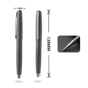 Bolígrafo Roller de Metal Negro Mate para Regalo - Bolígrafo Ejecutivo con Logotipo Personalizado para Promociones Empresariales y Regalos Corporativos - Product Image 4