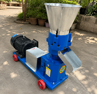 Granulateur compact électrique pour maïs, machine à alimenter à sec et humide double usage pour les exploitations agricoles