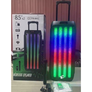 TTD-2812 New Arrival Bass Speaker Double 8inch Horn PARTY Speaker Big TWS Trolley Speaker With Remote <strong>Control</strong> - Product Image 2