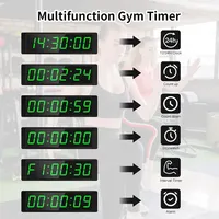Timer & Stopwatch Digital LED Portabel untuk Latihan Gym, Rumah, dan CrossFit dengan Fitur Countdown dan Tombol Start/Stop
