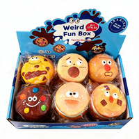 Jouets Squishy en PU, biscuits simulés, jouet anti-stress à récupération lente, boîte surprise, outil créatif d'expression et de décompression, unisexe, pour jeunes