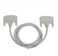 Cable serie RS232 de 25 pines, conexión directa hembra a hembra, DB25 de 25 pines, línea de datos de impresora de extensión de PC, 0,5 M/1m/1,5 m/3m/5M/10M