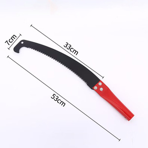 Scie de taille à branche unique pour jardin et usage domestique, lame en acier au manganèse 65 avec dents affûtées - Product Image 5
