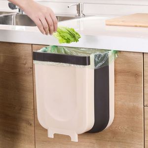 Cajas de almacenamiento respetuosas con el medio ambiente cubos de <span class=keywords><strong>basura</strong></span> plástico para colgar en el hogar bote de <span class=keywords><strong>basura</strong></span> plegab - Product Image 5