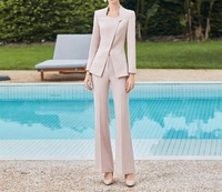 Robes tailleur pour dames avec logo personnalisé production professionnelle de style smoking pantalons en soie costumes vêtements jupes et tenues de cérémonie