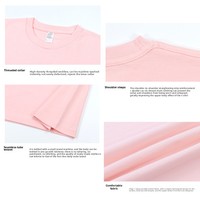 Kaus pria katun 100% OEM/ODM kaus polos uniseks kualitas tinggi dengan pola cetak Logo kustom