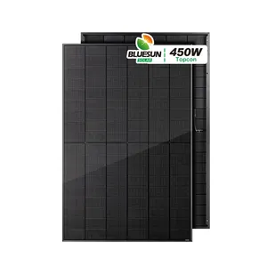 Top Quality Bluesun Bifacial solar panel 450w 400w solar panel Topcon photovoltaic panels with Long Service Life