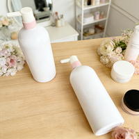 Bouteille distributrice vide de grande capacité 1L pour shampoing, après-shampoing, lotion, lessive et savon à vaisselle