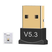 Adaptador USB Inalámbrico 5.3 de Alta Calidad para Computadora de Escritorio y Portátil |   Modelo Básico Económico para PC |   Compatible con Windows 8.1/10/11