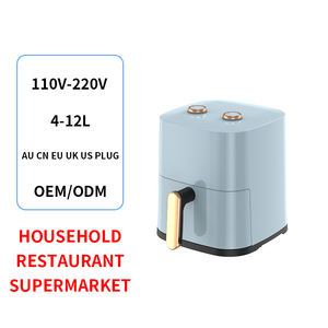 7L cơ khí Nồi chiên không khí đa chức năng sâu dầu miễn phí hơi 7L thép không gỉ lót tùy chỉnh trực quan Bạc Crest Nồi chiên không khí - Product Image 5
