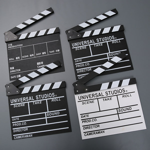 Master Gu Wooden Clapperboard 30cmx27cm Director Film Production Prop Photography Accessory Photo Booth Decor - Product Image 2
