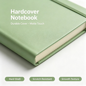 SK Hardcover <b>Notebook</b> A5 Size Lined Pages PU Cover Elastic Band Minimal <b>Journal</b> Smooth Writing - Product Image 2