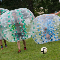 Balle de Pare-chocs Gonflable Chaude en TPU/PVC pour Adultes, Costume de Football à Bulles