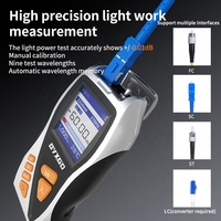 BYXGD Y9 Testeur de Câbles Optiques Multifonctionnel OPM avec VFL, Testeur de Câbles RJ45, Pointeur Laser Haute Puissance, Outils de Fibre Optique, Compteur de Puissance