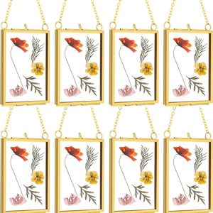 Metal Mini Size Glass Photo <strong>Frame</strong> DIY Pressed Flower Specimen Transparent <strong>Album</strong> Copper <strong>Frame</strong> Hanging Photo <strong>Frame</strong> Decoration - Product Image 1