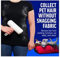 Rouleau anti-poils autonettoyant pour chiens et chats, rouleau anti-poils pour animaux de compagnie, pour petits animaux