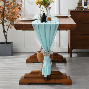 Technique tissée moderne de chemin de table en coton imprimé brodé pour les tables à manger ou l'utilisation d'hôtel - Product Image 6