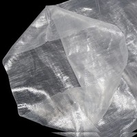 Sac tissé transparent en PP vide pour riz, maïs et produits agricoles