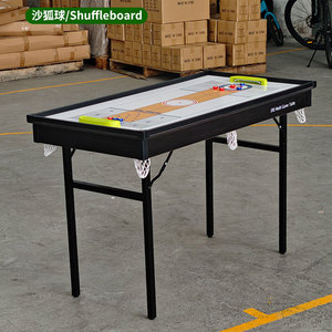 Mesa de Juego Multifuncional Plegable 6 en 1, Mesa de <span class=keywords><strong>Ping</strong></span> <span class=keywords><strong>Pong</strong></span>, Hockey de Aire, Shuffleboard, Bolos, Juego Familiar para Interiores - Product Image 3