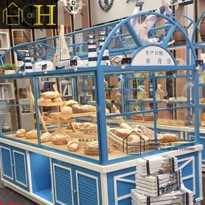 Display Wooden Rack Best Price Wood Bread Display Showcase Stand Bakery Display Cabinet Bread Showcase Rack