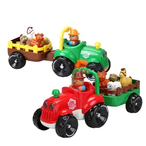 Deslizante Fazendeiro Conjunto com Som Diecast Toy Veículos 2021 B & O Crianças 18CM Caixa De Exposição De Carro De Cor Sólida Elétrica Plástico Unisex ABS