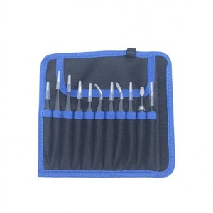 Dr. Giant ESD Tweezers Set 10pcs Anti Static Stainless Steel <b>Precision</b> <b>Tools</b> For Electronics Repair - Product Image 3