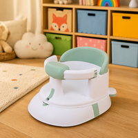 Chaise bébé convertible 3 en 1 pour baignoire, assise au sol et activités de tiraillement en extérieur