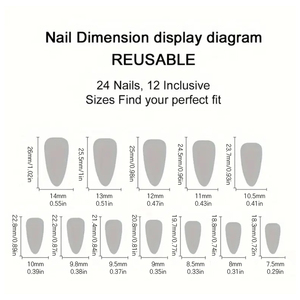 <span class=keywords><strong>Uñas</strong></span> Postizas de Cereza Francesa, <span class=keywords><strong>Uñas</strong></span> 3D Onduladas, Colorete <span class=keywords><strong>Rosa</strong></span> Floral, Puntas Acrílicas para Manicura, 24 Unidades - Product Image 6