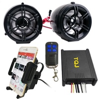 Système d'alarme antivol pour moto avec son puissant de 125 dB, charge de téléphone, appels mains libres, audio MP3 stéréo, DC 12V